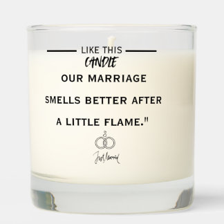 funny candle  to married couples