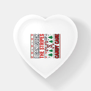 Funny Candy Cane Christmas Sweater Paperweight