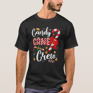 Funny Candy Cane Crew Christmas Sweet Candy Light T-Shirt