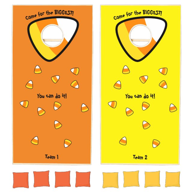 Funny Candy Corn Cornhole Set (Set)