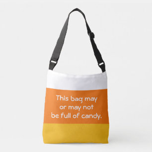 Funny Candy Corn Crossbody Bag