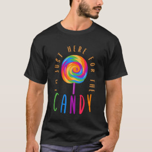 Funny Candy Halloween Lollipop Dessert Food Candy T-Shirt