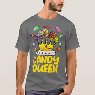 Funny Candy Lover Design Lollipop Women Girls Kids T-Shirt
