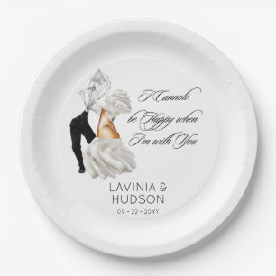 Funny Cannoli Italian Wedding Paper Plates