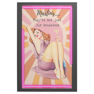 Funny Canvas Best Friend Gift "Martinis" Wrap