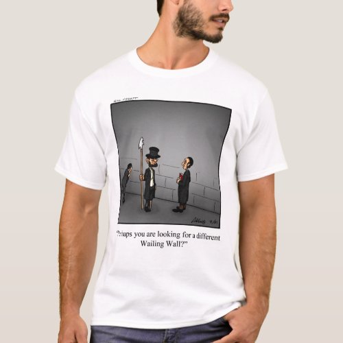 Funny Captain Ahab Wailing Wall Tee Shirt