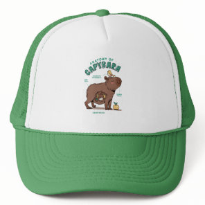Funny Capybara Anatomy Trucker Hat