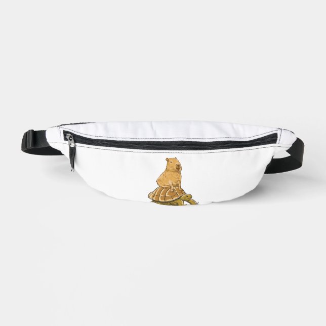 Funny Capybara Animal Turtle Cute Capybara Fanny Pack (Front)