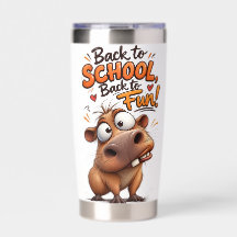 Funny Capybara Back to School Design