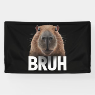 Funny Capybara Bruh Banner