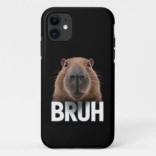 Funny Capybara Bruh  iPhone 11 Case