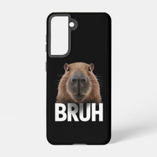 Funny Capybara Bruh  Samsung Galaxy S21 Case