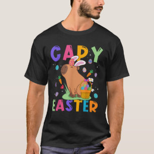 Funny Capybara Easter Day Capy Easter Eggs Capy Lo T-Shirt