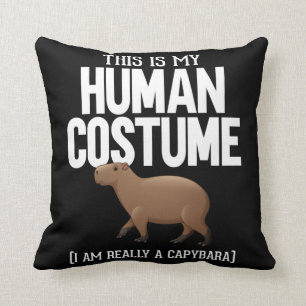 Funny Capybara Lover Cute Animal Throw Pillow