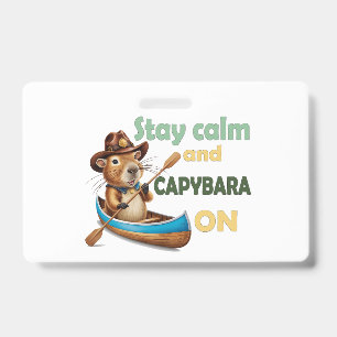 funny capybara lovers gift ,cute capybara ,don’t w badge