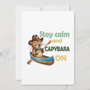 funny capybara lovers gift ,cute capybara ,don’t w invitation