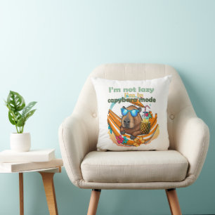 funny capybara lovers gift ,cute capybara ,don’t w throw pillow
