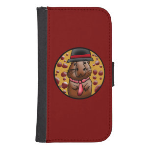 Funny Capybara Galaxy S4 Wallet Case