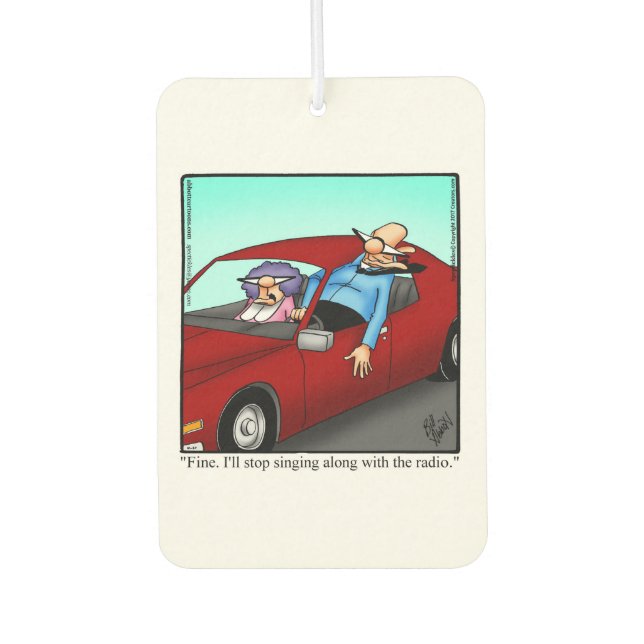 Funny Car Air Freshener For Him (Front)