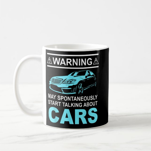 Funny Car Cars Engineer Mechanic Lovers- Men Boys  Coffee Mug (Left)