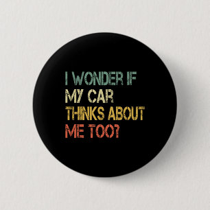 Funny Car Guy Mechanic Fathers Day Dad Mens Car Pa Button