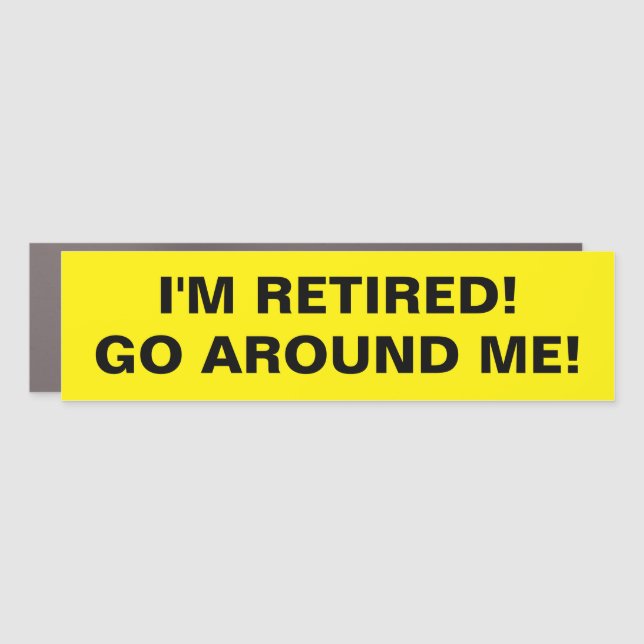 Funny Car Magnet  (Front)