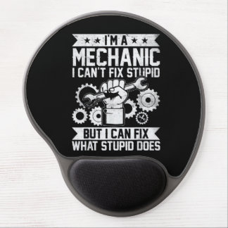 Funny Car Mechanic Engineer Men Women Kids Auto Me Gel Mouse Pad