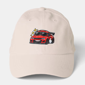 Funny Car Performance Cap | Red Cool Car