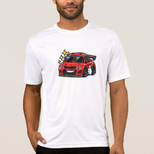 Funny Car Performance Shirt Red Coolcar