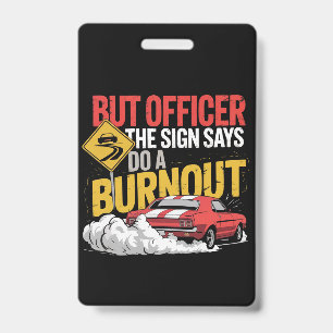 Funny Car Racing Burnout Drag Racing Muscle Car  Badge