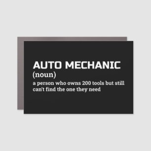 Funny Car Repair Technician Definition Magnet