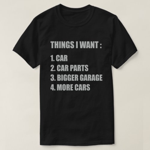 Funny Car T_Shirt Gift for Car Lovers