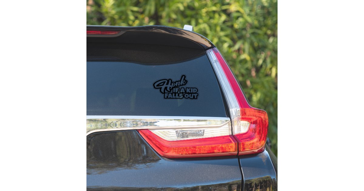 Funny car vinyl car decal | Zazzle