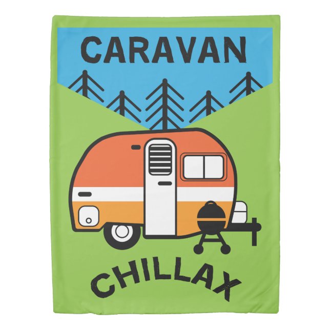Funny Caravan Gifts | Best Caravanning | Caravans  Duvet Cover (Front)