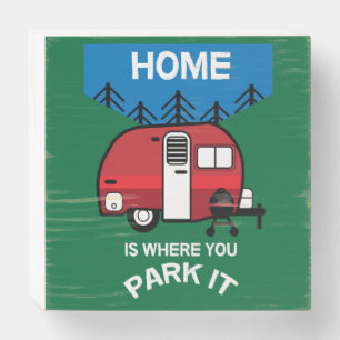 Funny Caravan Gifts Best Caravanning Caravans Wooden Box Sign
