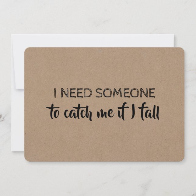 Funny Card for Dad "Walk Me Down The Aisle" (Front)