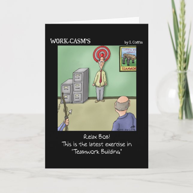 Funny Card: Teamwork Card (Front)