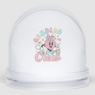 Funny Cardiac Crew Easter Day CVICU Nurse Cardiolo Snow Globe