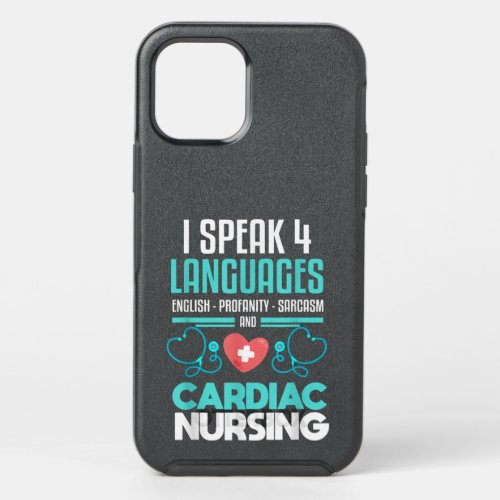 Funny Cardiac Nurse Shirt Joke Cardiology Nurse  OtterBox Symmetry iPhone 12 Pro Case