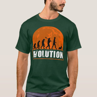 Funny Cardigan Welsh Corgi Dog Evolution Of Man-96 T-Shirt