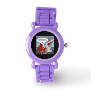 Funny Cardinal Jumbo Jet Pilot Womens Watch