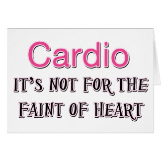 Funny Cardio Saying Cards