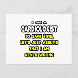 Funny Cardiologist T-Shirts and Gifts Postcard