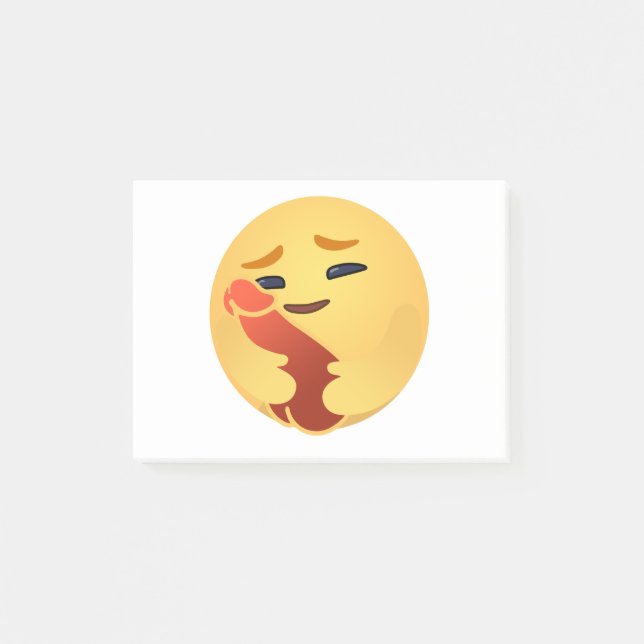 Funny Care Emojis Facebook Post-it Notes (Front)