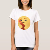 Funny Emoji Face Getting Older Typography Quote T-Shirt | Zazzle