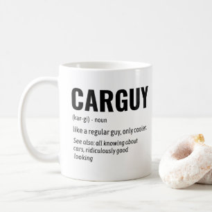 Funny Carguy Dictionary Definition  Coffee Mug
