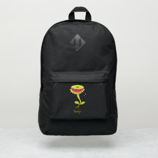 Funny carnivorous Venus fly trap plant cartoon Port Authority® Backpack