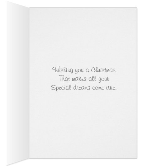 funny carol singers snow scene at christmas (Inside (Right))