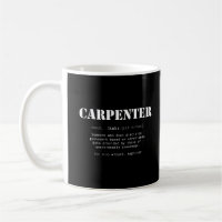 Funny Carpenter Gift - Dictionary Definition
