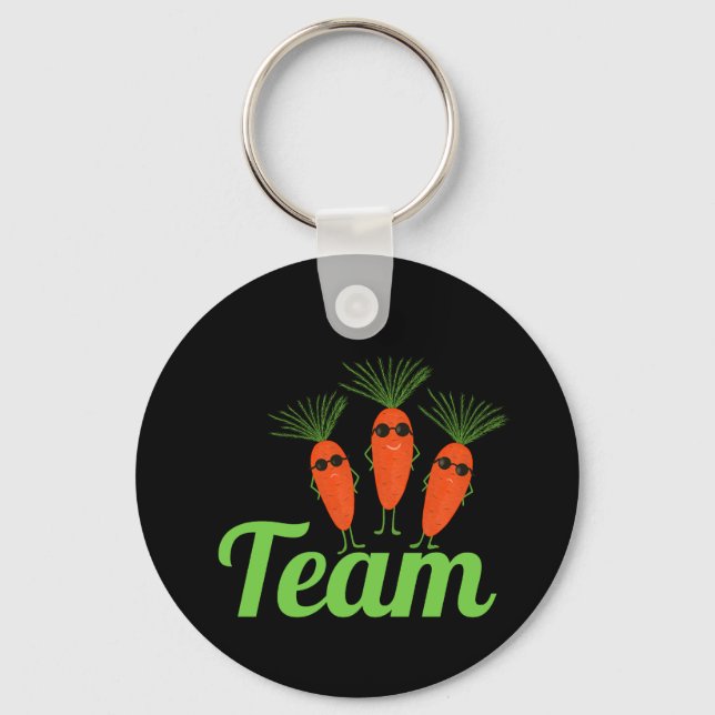 Funny carrots keychain (Front)